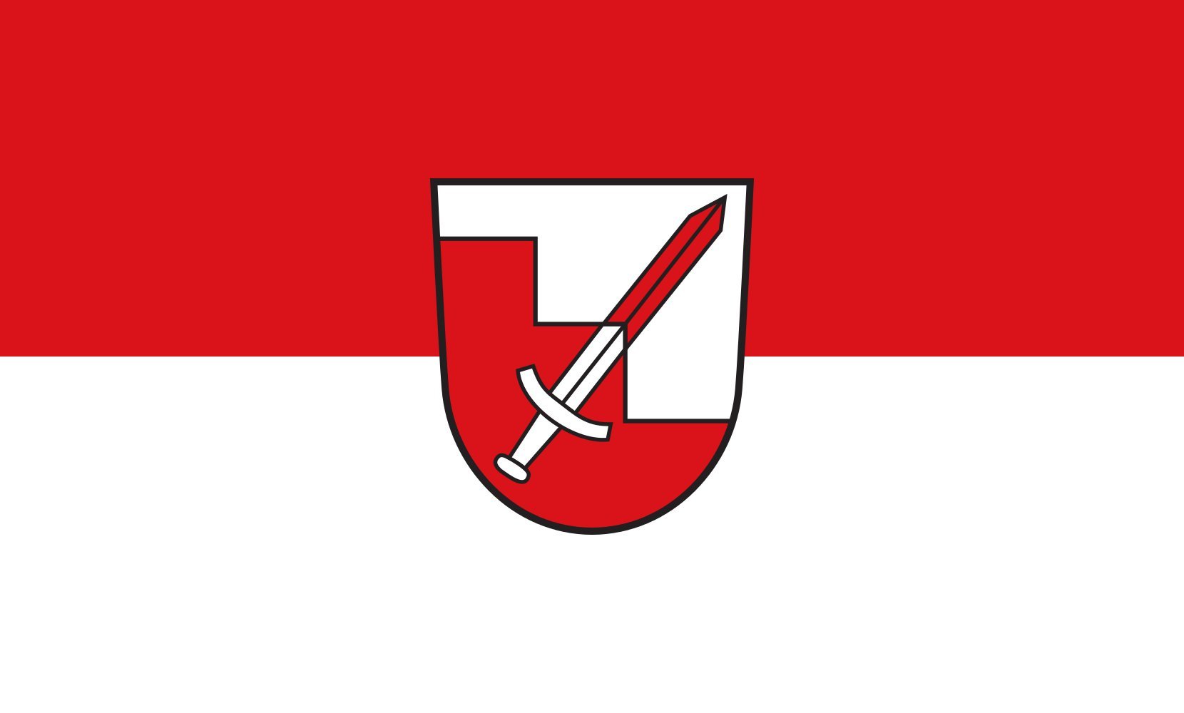Drapeau Hörgertshausen 1.35m² de qualité supérieure avec finitions haute résistance