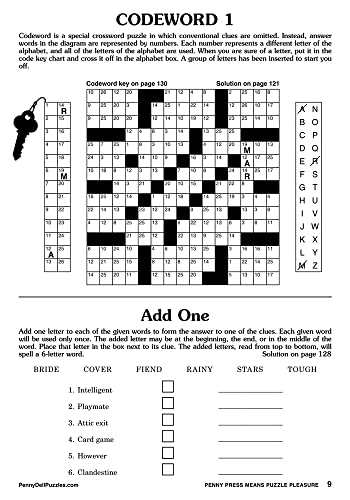Pennypress Penny Press/Dell Magazines Family Variety Puzzles & Games For All Ages thumb #2