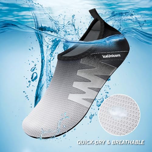 Image of IceUnicorn Water Shoes Men Women Beach Swim Aqua Barefoot Socks Pool Quick Dry Yoga