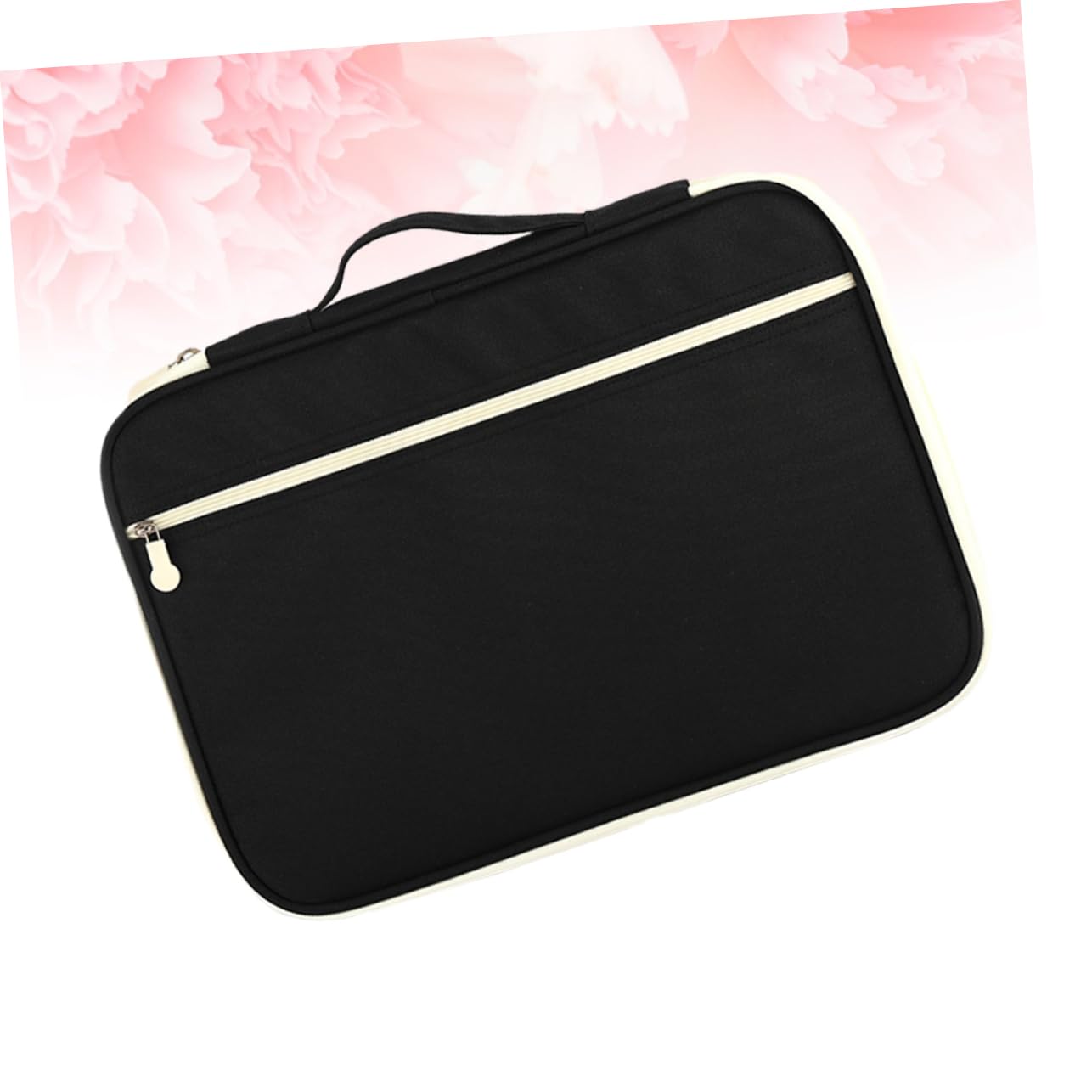 Borsa Portadocumenti A4 Cerniera, Oxford Nero, Organizer