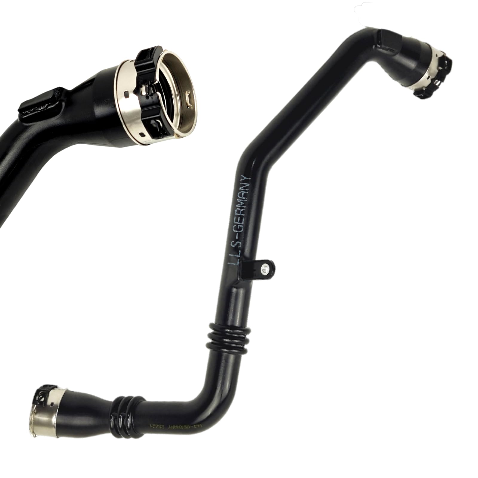LLS-GERMANY Tubo Turbo compatibile con Nis.san Juke (F15), 1.5 dCi, 110 CV, 144601KB2D, attacco originale HENN