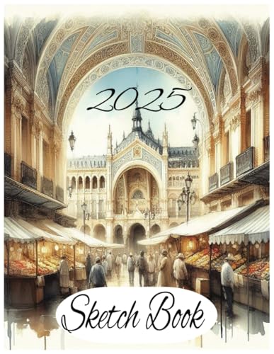 SKETCH BOOK 2025 Standard (A5, 8.5x11 inches) 150 Sheets ,Painting , Drawing, Sculpture for Beginners Artist