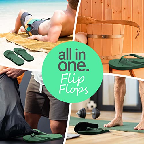 Image of Shower Shoez Men's Non-Slip Gym Pool Dorm Water Sandals Flip Flops