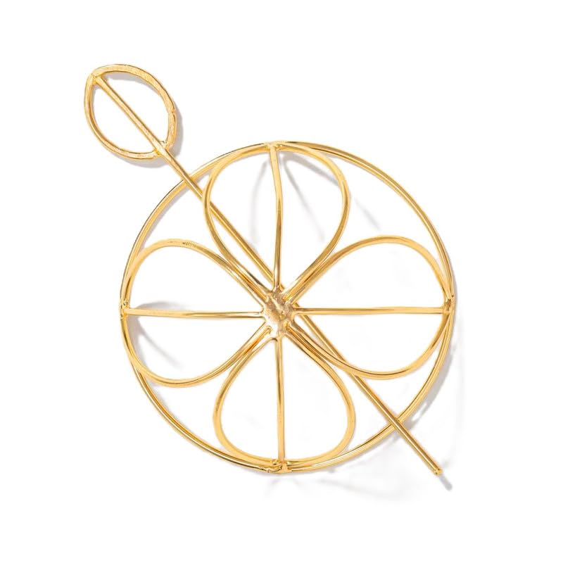 Image of Hair Drama Co. Coil Style Bun Holder with Stick | Womens Bun Holder Hairpin Slide Stick Hair Accessories | Traditional Hair Bun Accessories for Women