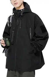 [uptoyou] マウンテンパーカー メンズ ウインドブレーカー 撥水 マウンテンジャケット 防風 アウター 軽量 秋服 大きいサイズS -3XL 上着 春服 冬服 アウトドア 釣り 登山 ジャンパー オシャレ アノラックパーカー