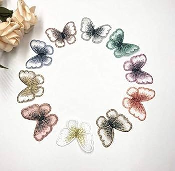 Amazon.co.jp: Sweetimes 刺繍ワッペン 縫製 DIY 服 工芸品の装飾