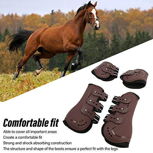 Gardes de jambe de cheval Pilipane bottes de protection réglables et légères - 4