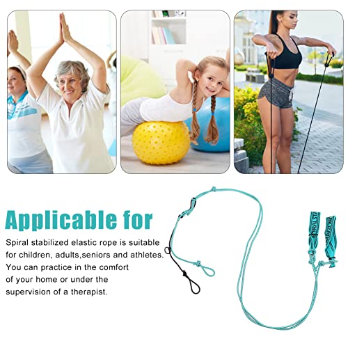 Ejoyous Yoga Stretching Strap, 0.2in Waist Back Stretch Band Stabilization Training Sport Stretches Rope - Image 4