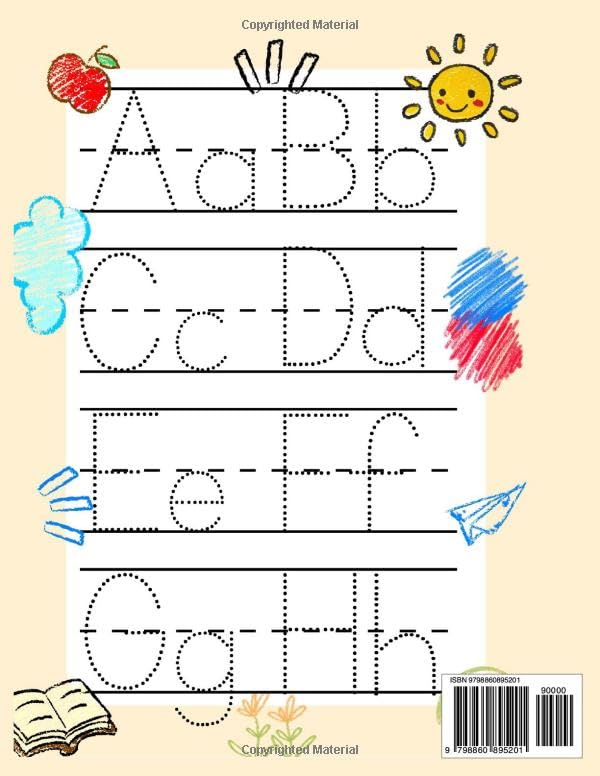 Vista 2 de My Alphabet Tracing and Sight Word Book Handwriting Practice by Letter Tracing and Sight Words Kids Ages 3+.
