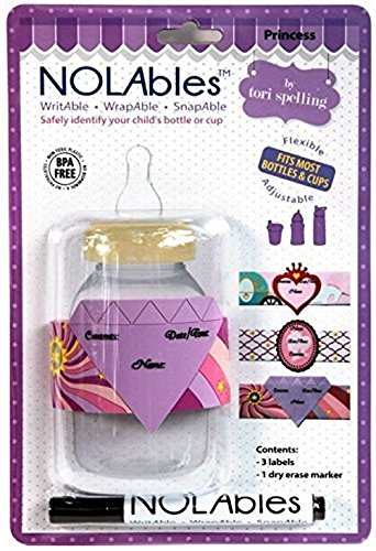 Bottle Labels, Princess, 3 Piece