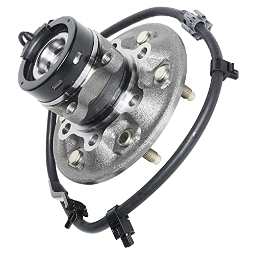 Image of Detroit Axle - 2WD Front Wheel Bearing & Hub Assembly with ABS Sensor for 2004-2008 GMC Canyon Chevy Colorado 2006 Isuzu i-280 2007-2008 i-290 i-370