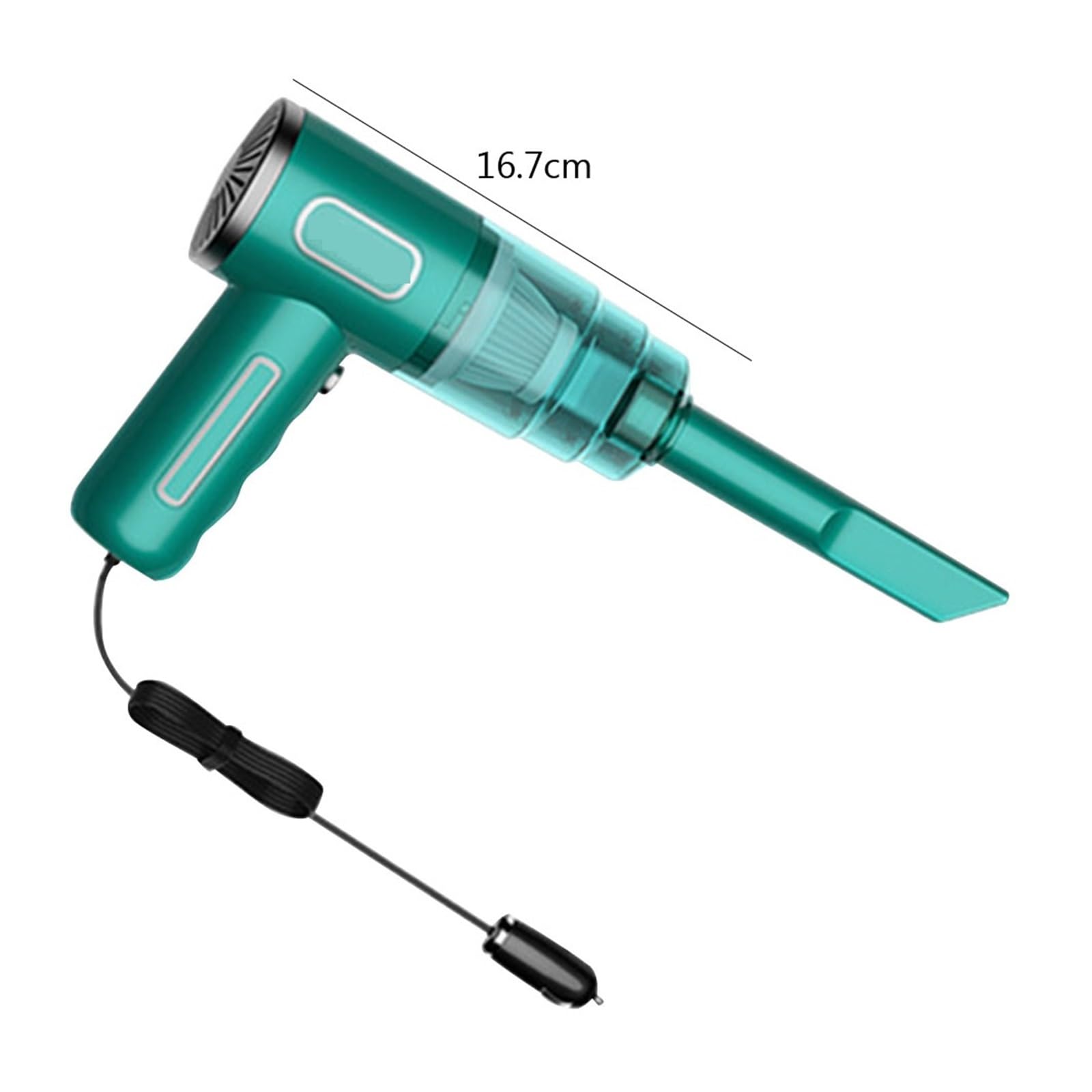 Bezprzewodowy Odkurzacz Samochodowy Ręczny Mini Na Mokro I Sucho Do Samochodowego Użytku Domowego Silna SiłA Ssania(Green USB)