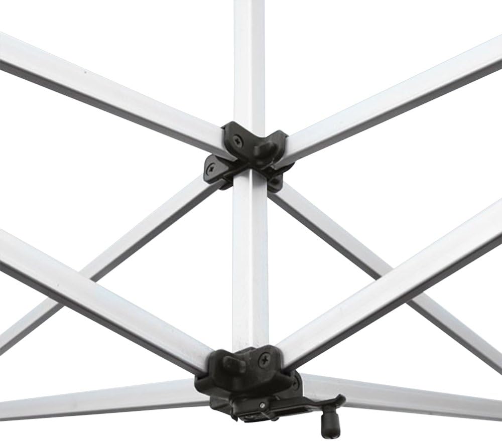 Vispronet 5x5 Canopy Tent Frame – 27lb Aluminum Frame with Height Adjustable Hexagonal Legs – Max Clearance Height of 7ft – Perfect for Pop Up Canopy, Beach Canopy, Camping Canopy – Frame Only