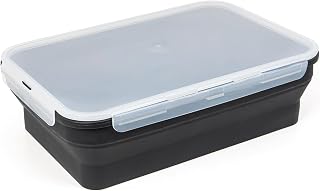 SiliSea 10L XL Collapsible Silicone Marinating Container - Large BBQ Brining Tub with Lid, Dishwasher Safe