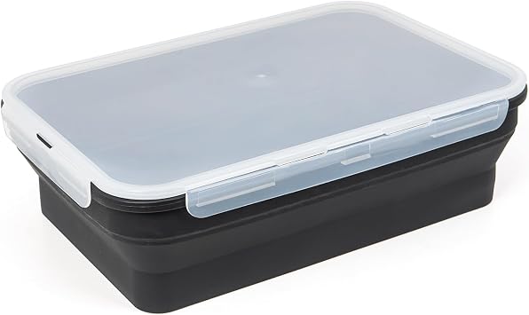 XL Collapsible Marinating Container,Large-Capacity Grill Accessory Perfect For Bbqs And Parties,Marinade And Brining Prep, Collapsible Silicone Food Storage Containers Set With Lid10L/2.64Gallon