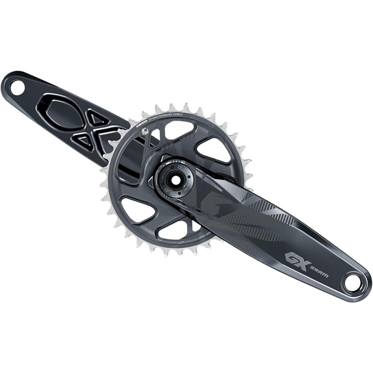 クランクアーム dub GX ブラック Amazon | Sram ユニ – 大人用 Krg Gx Eagle Dub クランクセット
