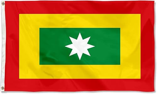 Miniatura 2 de Fyon Bandera Atlántica Ciudad de Barranquilla Bandera Interior y Exterior (2x3ft)