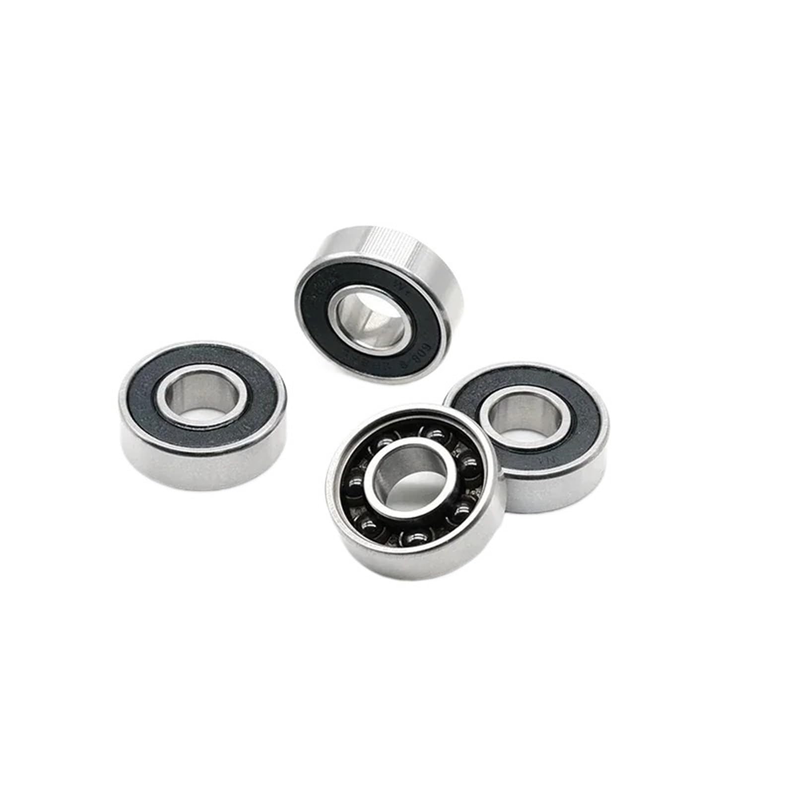 Rodamiento de bolas de cerámica híbrido de acero inoxidable S609 2RS CB ABEC-7 (9 x 24 x 7 mm) (4 unidades)