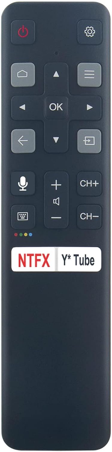 New 06-BTZNYY-SRC802V Voice Remote Control fit for TCL LED Smart Android TV