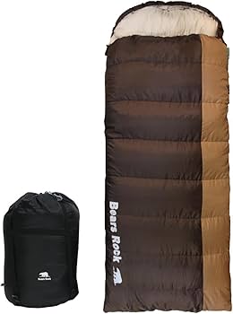 Amazon.co.jp: Bears Rock ベアーズロック -15度 寝袋 シュラフ キング