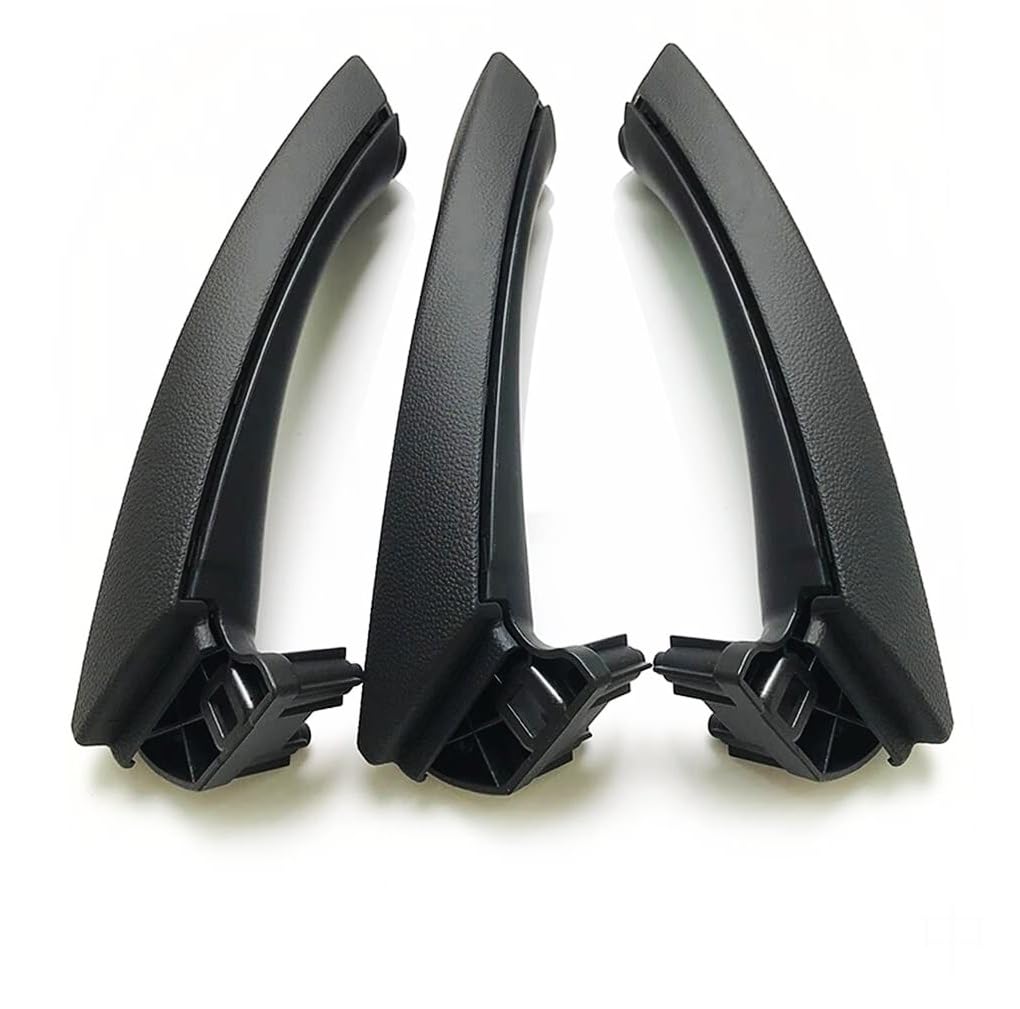 GTDTKGANAK for BMW for 3 for Series E90 E91 E92 2004-2012 6Pcs Interior Door Handle Trim Cover Interior Door Panel Handle Decorative Covers(RHD Set Black)