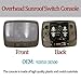 QDXCJF Car Interior Overhead Sunroof Switch Console for Kia Sorento 2006-2009 Overhead Console Center Map Lamp Dome Reading Light OEM 92850-3E500-brown