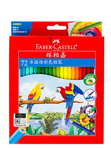 Crayons de couleur 48 pièces solubles dans l'eau pour colorier et peindre en voyage