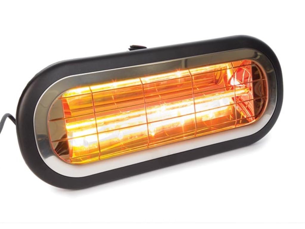 Perel PHP2000 Calentador Infrarrojo para Patio de 2000 W Montado en La Pared