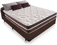 Cama Box Casal + Colchão De Molas - Anjos - Classic Superlastic - 138x188x57cm