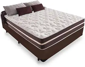 Cama Box Casal + Colchão De Molas - Anjos - Classic Superlastic - 138x188x57cm