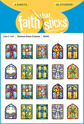 Stained Glass Crosses (Faith That Sticks Stickers)