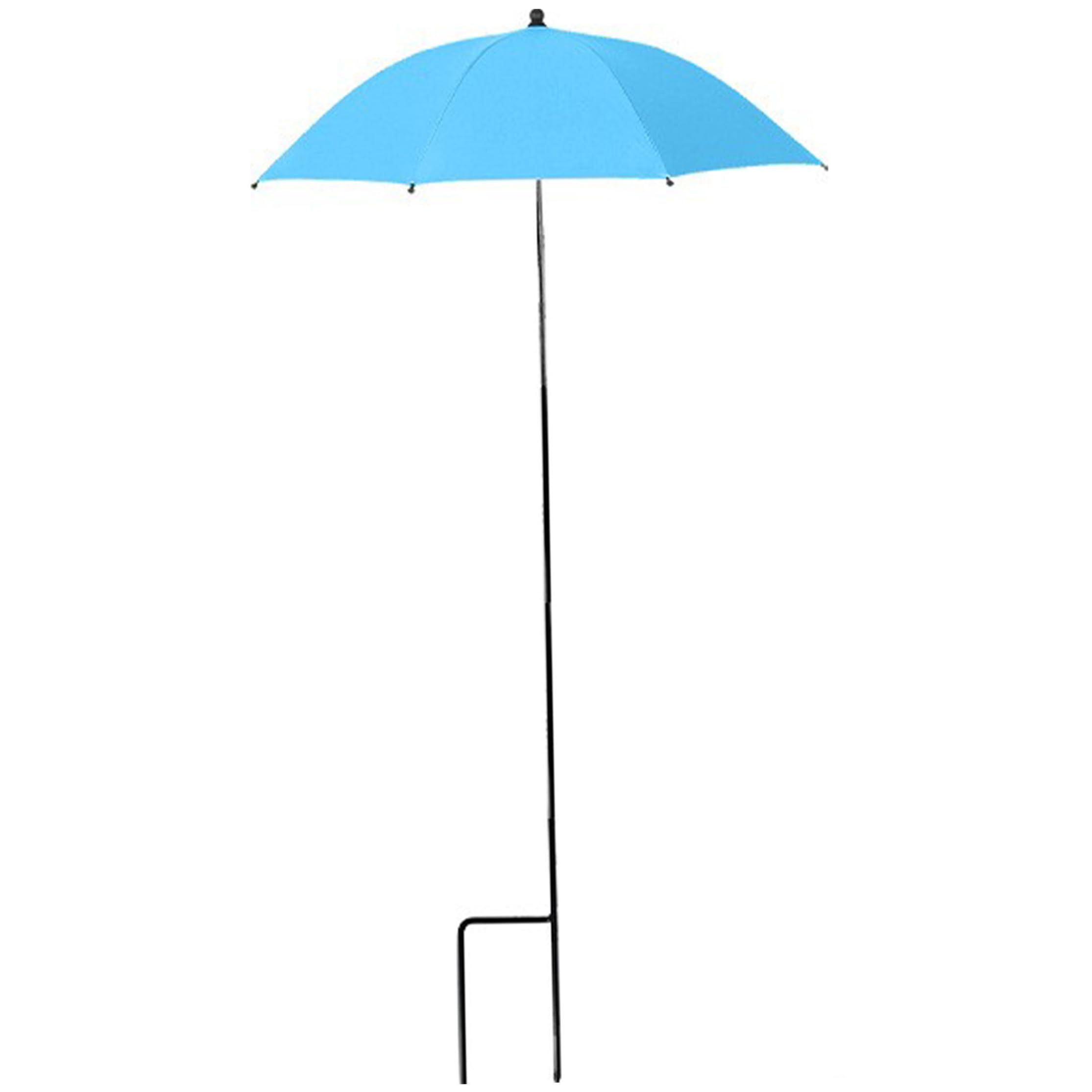Ngbbby Plant Umbrellas for Outdoor Plants, Garden Umbrella Shade for Potted Plants, 40.5 Inch Sun Shade for, Blue