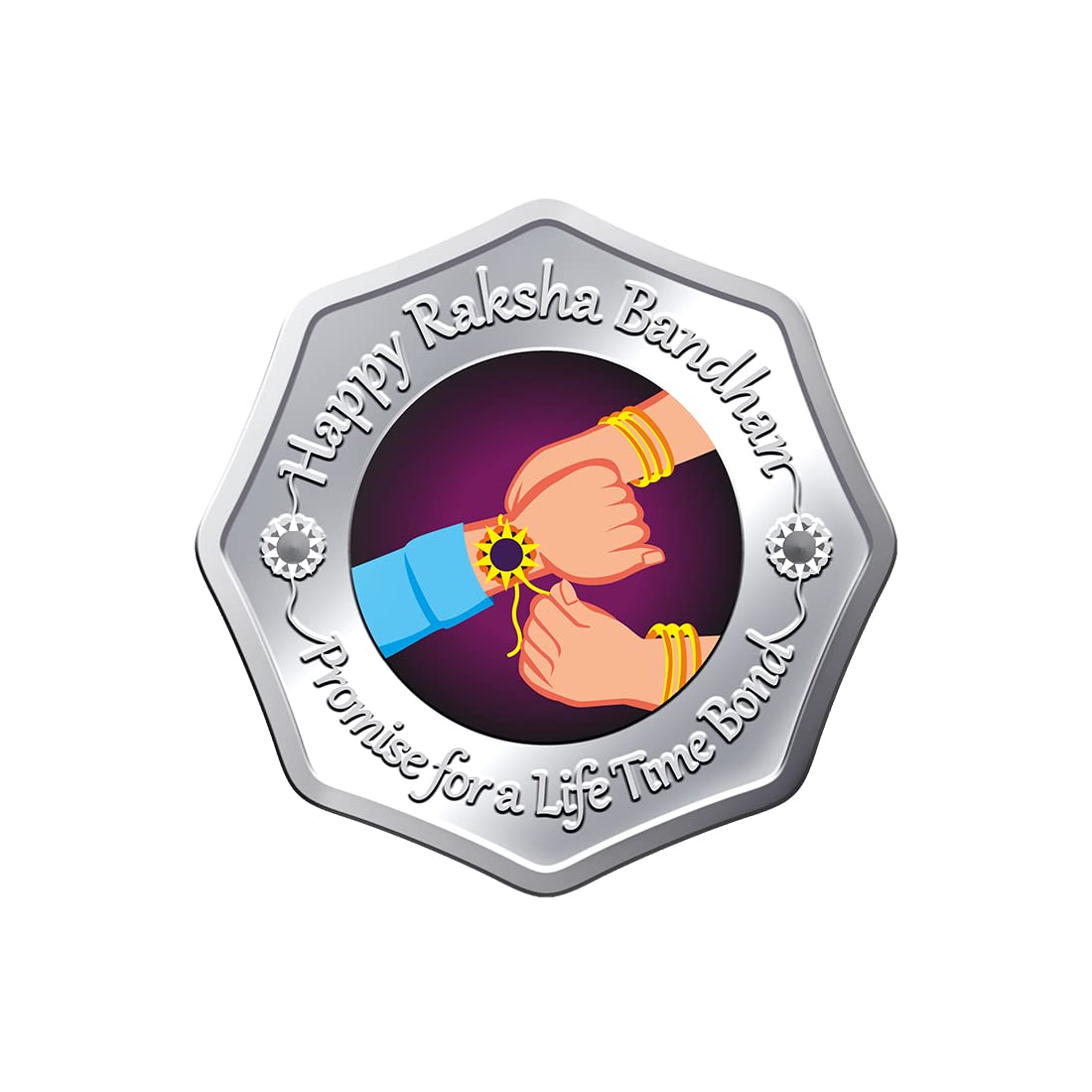 20g (999.9) Raksha Bandhan Silver Coin