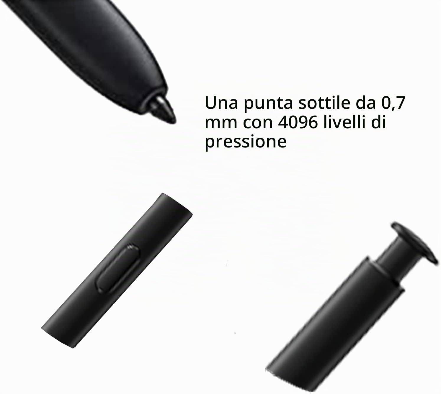 Galaxy S23 Ultra S Pen di ricambio per Samsung Galaxy S23 Ultra 5G Penna Stilo per Galaxy S23 Ultra Penna Stylus con FunzioneBluetooth,Nero