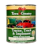 Majic Paints 8-0951-2 Town & Country Tractor, Truck & Implement Oil Base Enamel Paint, 1-Quart, I.H. White