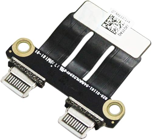 Zahara DC en Power Jack Board IO Board para Mac book Pro 13" 15" A1706 A1707 2016 2017 820-00484-02 923-01480 923-01444 Tipo-C USB-C Power