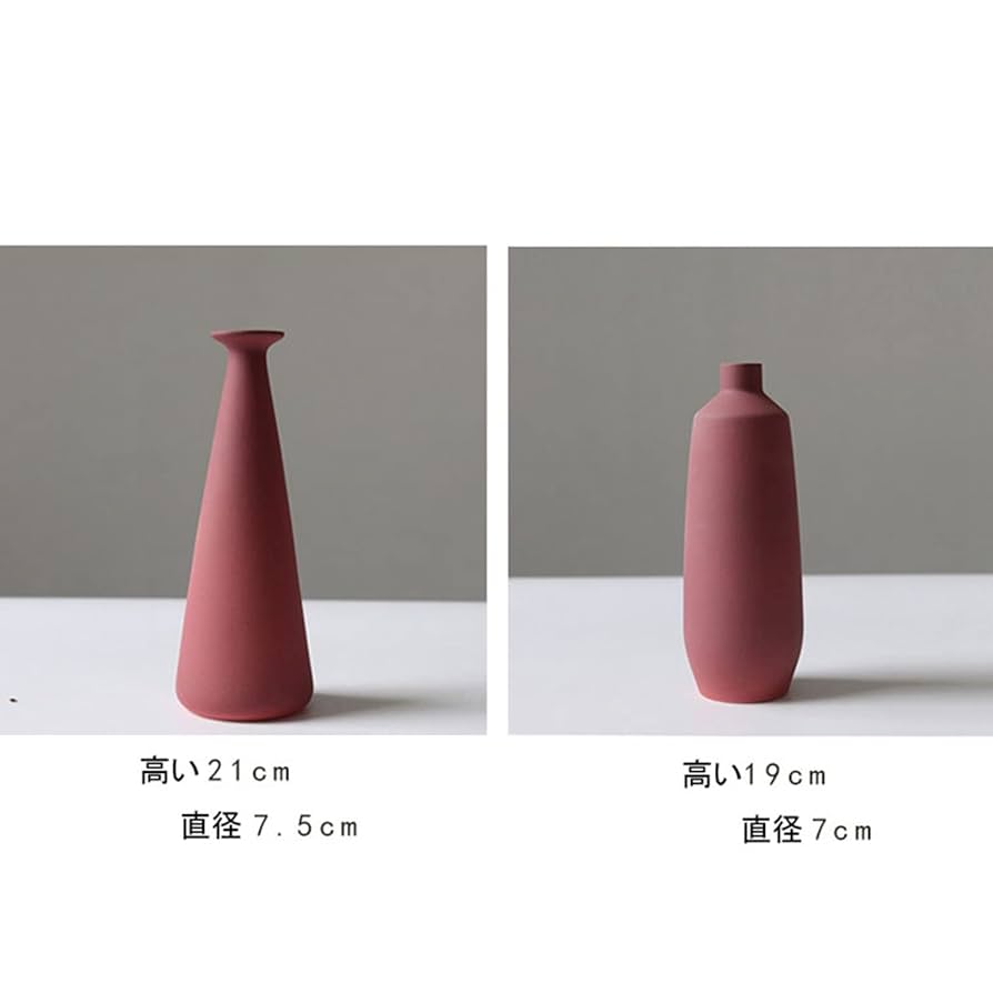 【新品】シーモアマン 赤いバラ陶器花瓶 フラワーベース ヴィンテージ　花びん 新品】シーモアマン 赤いバラ陶器花瓶 フラワーベース