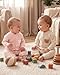 WYTbaby Baby Strampler Neugeborene Baumwolle Jumpsuit 2er-Pack Langarm Einteiligen Overall Kleidung für Baby Junge und Mädchen 0-3 Monate