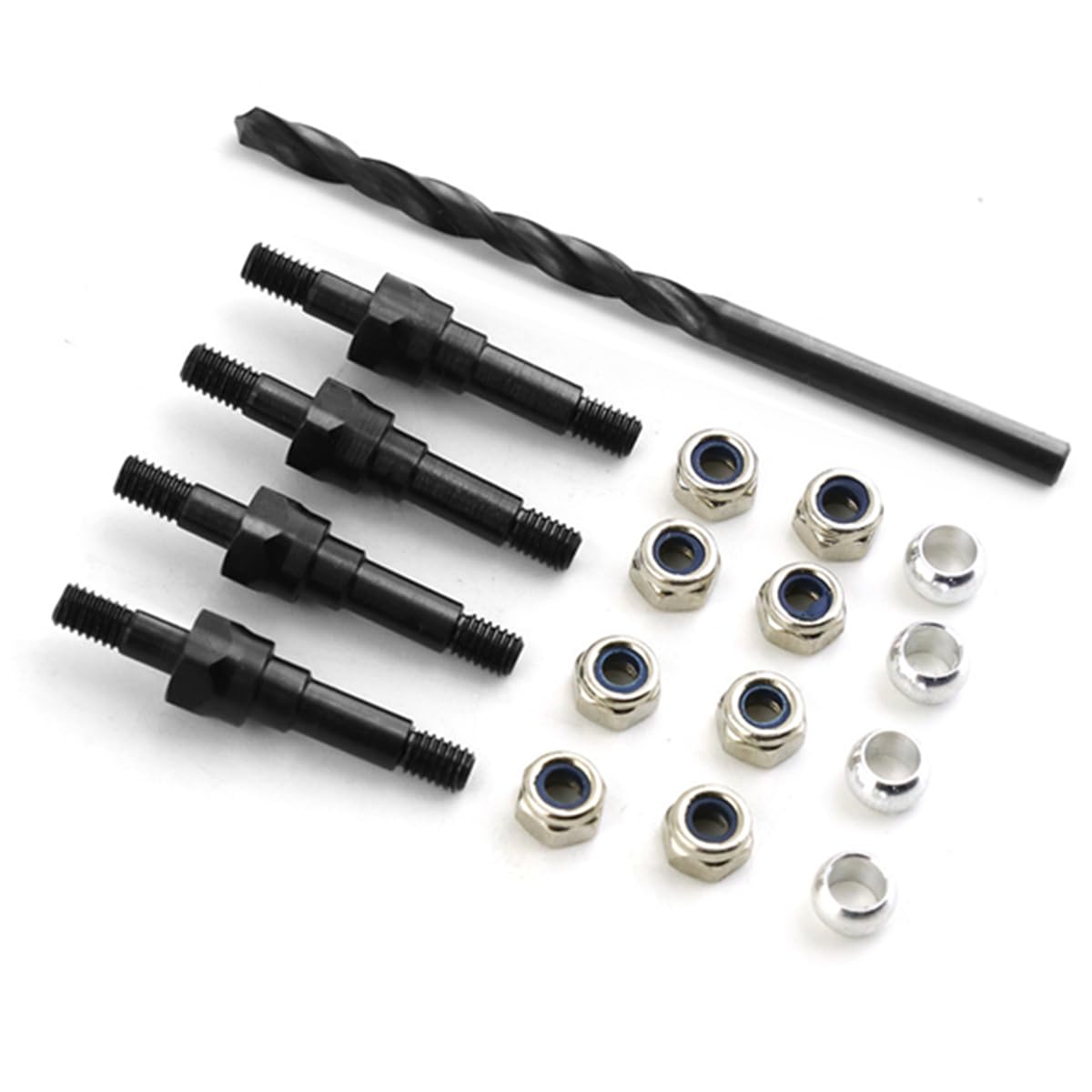 #45 Steel Shock Standoff Set Upgrade Parts for 1/7 Arrma 6S Big Rock Felony Fireteam Infraction Mojave 6S,1/8 Kraton Notorious Outcast Talion Typhon