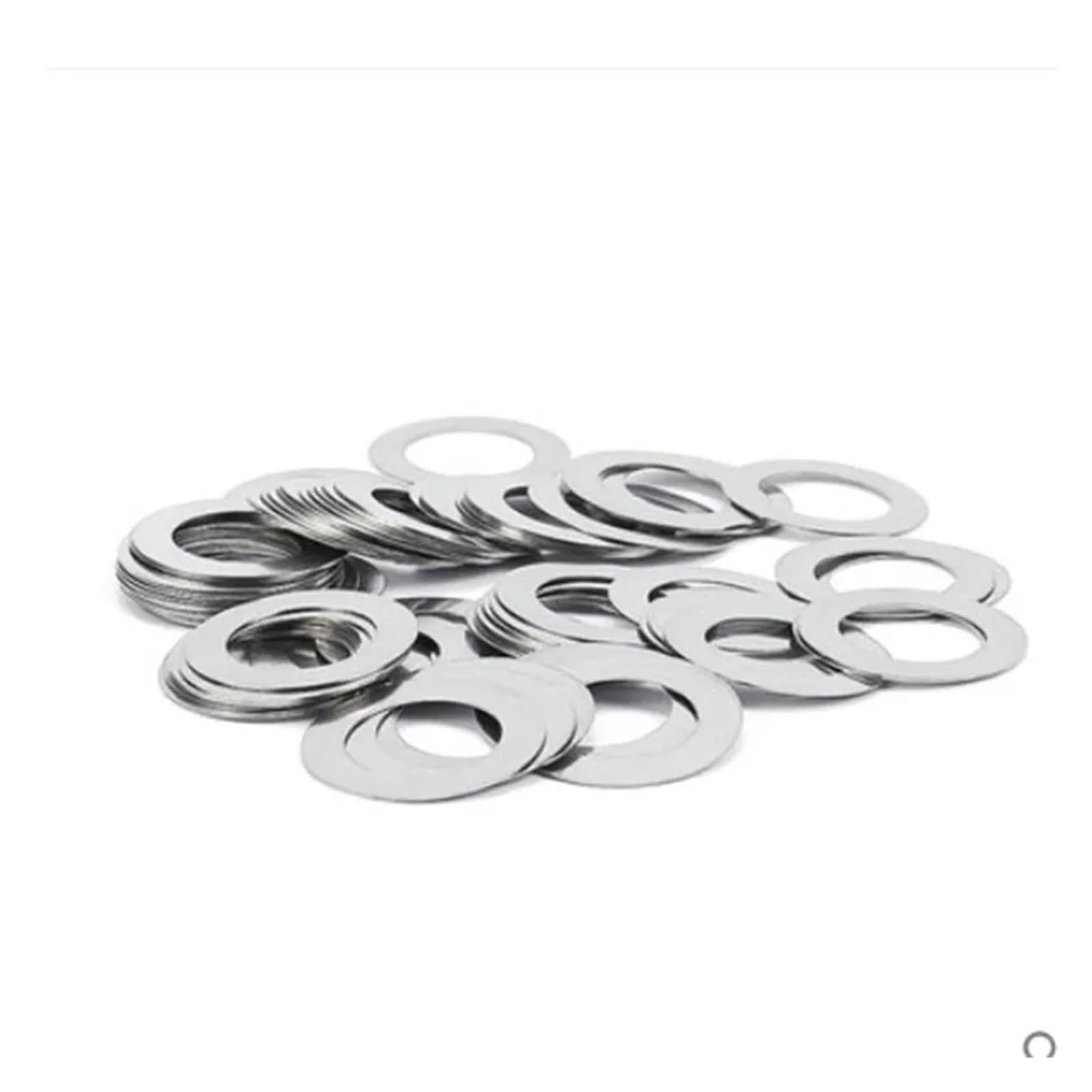 Arandelas planas de acero inoxidable, arandelas planas de acero inoxidable M3 a M20, 0,1-1 mm de espesor, paquete surtido(M30x40 10pcs,1mm Thickness)