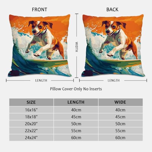 Coussin canapé surf extérieur résistant à l'eau lot de 2 taies imperméables
