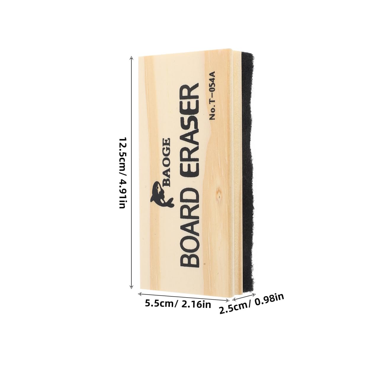 5 Pcs Wooden Chalkboard Eraser Dustless Felt Blackboard Cleaner for Teachers Parents, Home, School, and Office Use - Image 2