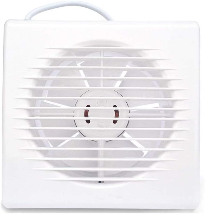 Mini Exhaust Fan, White Discharge Ventilation,6 Inch Household Bathroom Mute