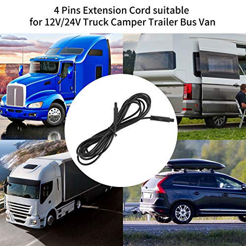 2.5 m 4Pin Auto Dash Cam Verlengkabel Achteruitrijcamera Backup Camera Draad voor 12 V 24 V Truck Ca_mper Trailer - Image 6