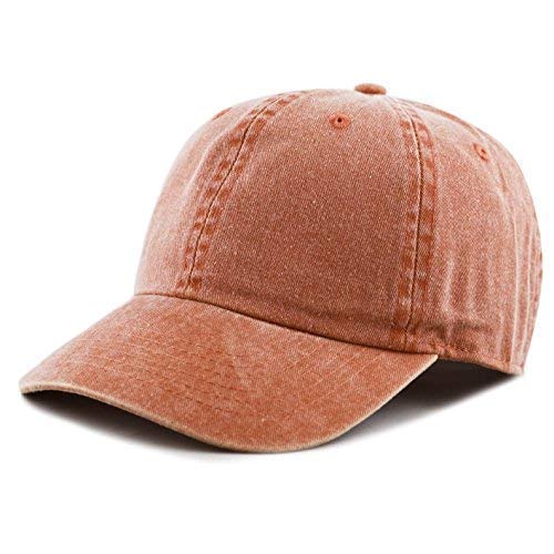 Image of The Hat Depot 100% Cotton Pigment Dyed Low Profile Dad Hat Six Panel Cap