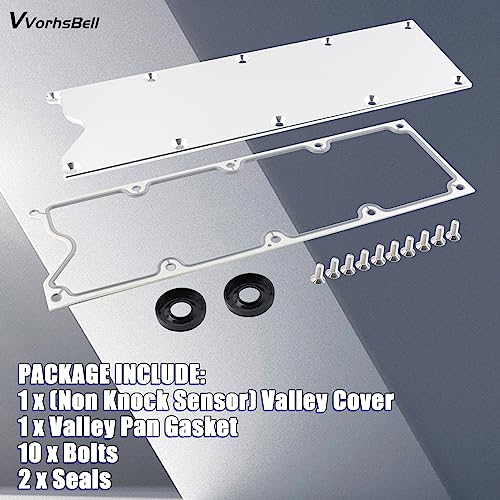 Image of LS Gen3 Valley Cover Pan Plate Compatible with LSX LS1 LM7 LR4 LQ4 LS6 L59 LM33 LQ9 LM4 Chevy GMC Silverado Sierra SUV