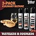 Foghat Culinary Butane Fuel Refill (3 x 60ml) - Torch Lighter Butane Refill Canister, Fits All Kitchen Smoking Torches - Food Grade Ultra Refined For Cocktail Smoker Kit, Creme Brulee Torch