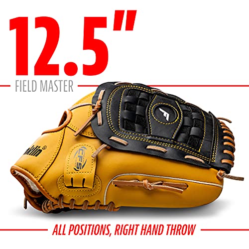 Image of Franklin Sports Baseball and Softball Glove - Field Master - Baseball and Softball Mitt