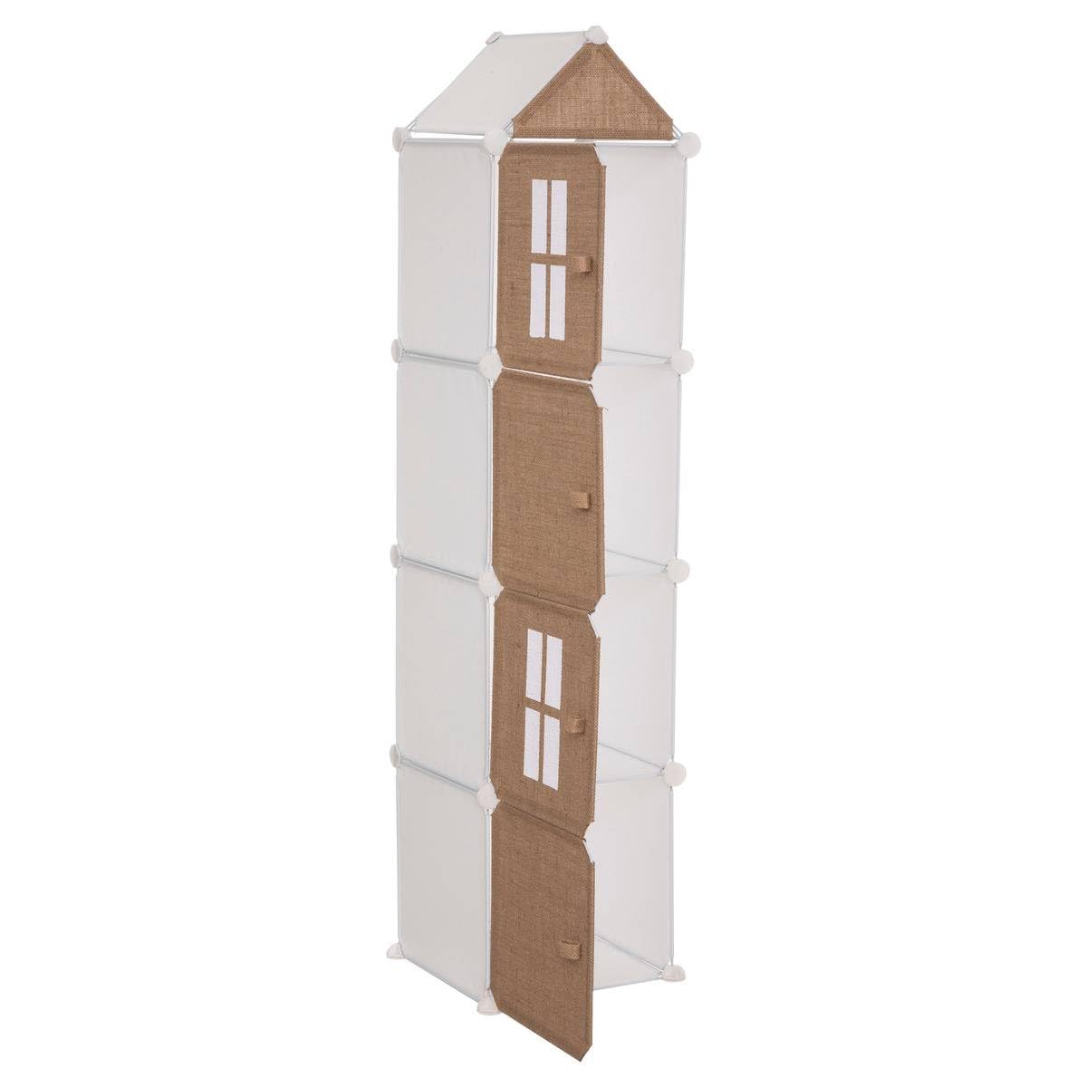 Columna de Almacenamiento Infantil Metal Yute
