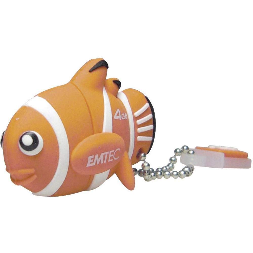 EMTEC M317 Animal Series 4 GB USB 2.0 Flash Drive (Clownfish)